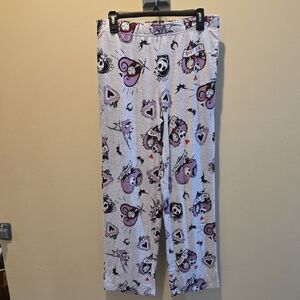 Disney Pajama Pants With Pockets In Gray and Purple